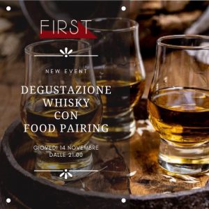 Degustazione whisky con food pairing